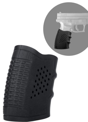 Tactical Rubber Grip Sleeve for Glock Pistols - Black