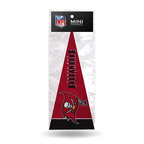 Tampa Bay Buccaneers Mini Pennant Set - 100% Felt, 9x4 Inches