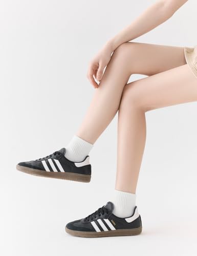 Women's Cute Cotton Ankle Socks - 5 Pairs, White