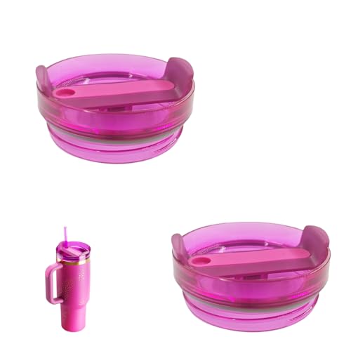 40 OZ Tumbler Replacement Lids - Spill Proof for Stanley - Dark Purple