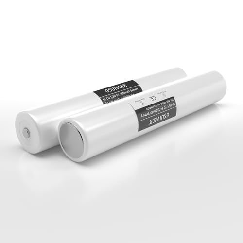 GSUIVEER 1 Pack Ni-CD 6V 2500mAh Rechargeable Battery for Streamlight Maglite Flashlights