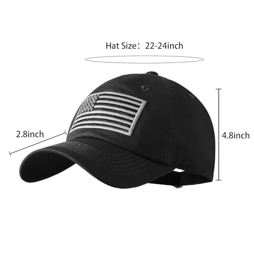 Adjustable American Flag Baseball Cap - USA Patriotic Hat