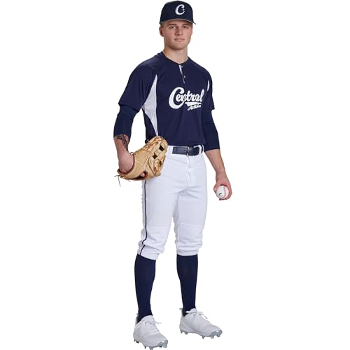 Champro Triple Crown 2.0 Knickers Baseball Pants - White/Navy, Medium
