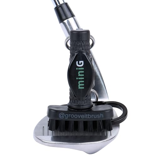 Mini Golf Brush with Detachable Magnet - Black