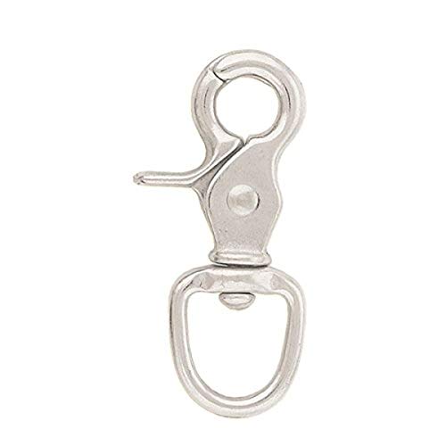 Round Scissor Snap - Nickel Plated - 3/4"