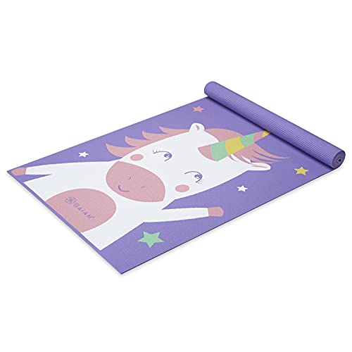 Kids Yoga Mat - Non-Toxic Twinkle Toes Design, 60" x 24"
