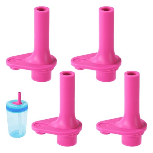4-Pack Replacement Bite Valves for Zak Designs Kelso - Pink