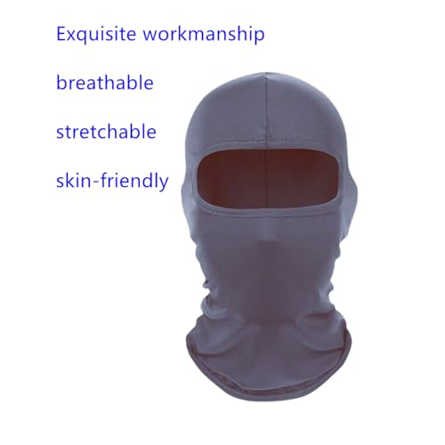 Windproof Full Face Ski Mask - UV Protection - Dark Gray