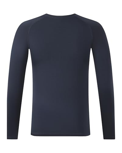 Boys' Long Sleeve Compression Shirt - Medium, Navy Blue