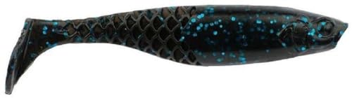PowerBait Paddlin' Power Stinger Soft Bait - 3.5in Black Blue Fleck