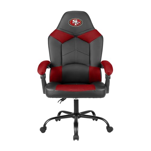 Oversized Office Chair with Adjustable Backrest - Black