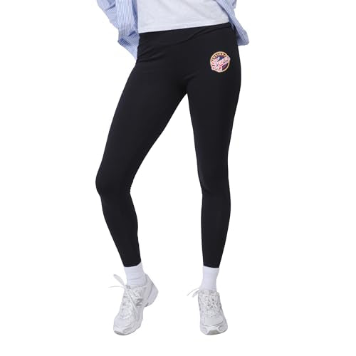 WNBA Indiana Fever Women's Super Soft Leggings - Small Black