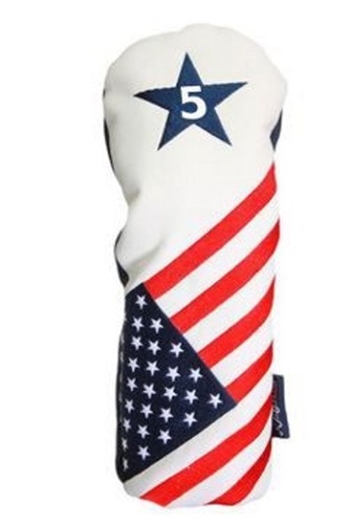 USA #5 Metal Fairway Wood Headcover Patriot Golf Limited Edition Patriotic Head Cover