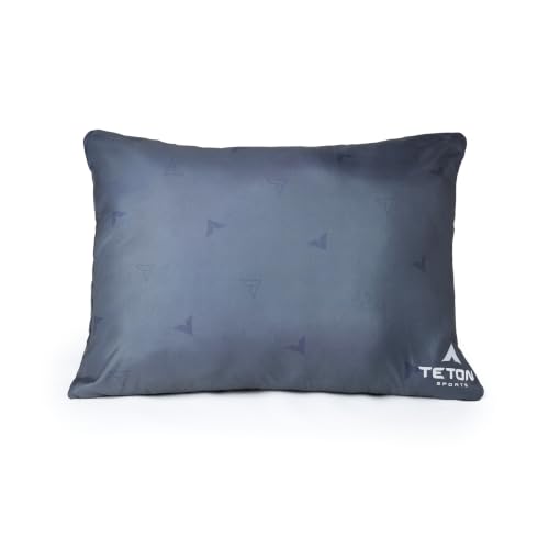Teton Sports Camp Pillow - Travel Camping Pillow with Washable Cover, 18 x 24 in