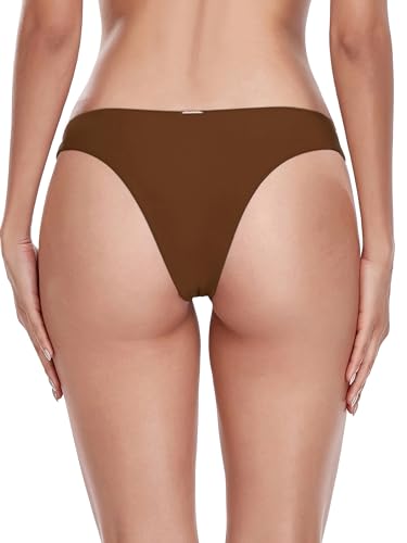 Cheeky Bikini Bottom - XX-Large / Coffee
