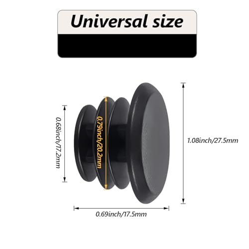 10 Pack Bicycle Handlebar Bar End Plugs - Durable Plastic Caps