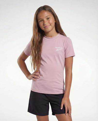 Girls Short Sleeve Rashguard Swim Shirt - UPF Sun Protection - Large Solid Black, Fuchsia Fedora, Fragrant Lilac