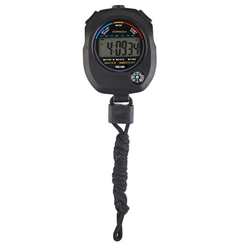 Multifunctional Digital Sports Stopwatch - 6 Pack, Waterproof & Shockproof