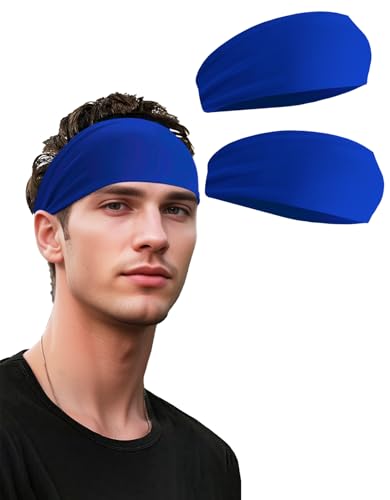 Non-Slip Sweat Headband for Men & Women - Royal Blue