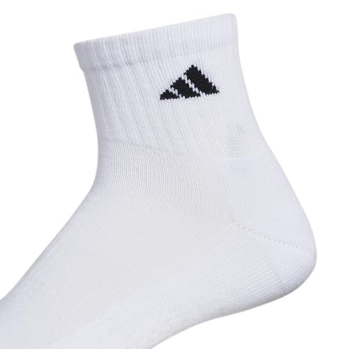 Men's 6-Pack Quarter Athletic Socks with Cushioning & Arch Support