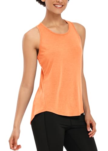 Women's Sleeveless Racerback Workout Tank - Sports Yellow, Large