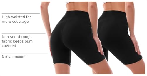 Ipletix 2 Pack Biker Shorts Women Spandex Workout