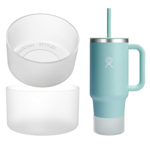 Silicone Boot for Hydro Flask Tumblers 2.87" to 3.07" - Clear