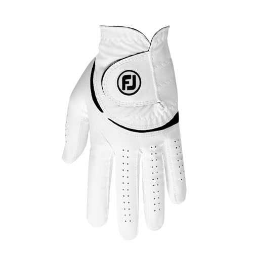 WeatherSof Golf Glove for Women - White, Medium, Left Hand