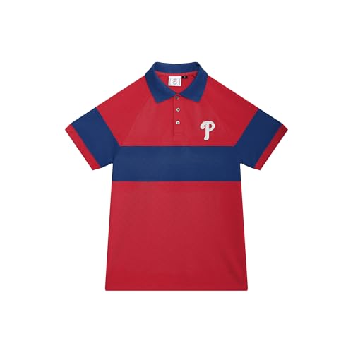 Men's Performance Cotton Polo Shirt - MLB Team Color Logo