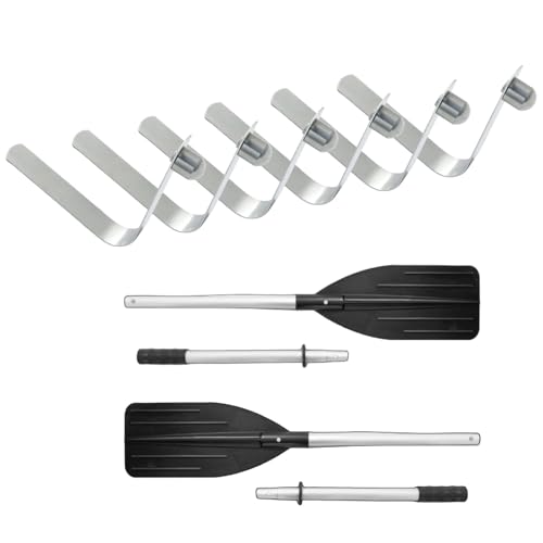 Stainless Steel Spring Snap Clips - 8mm Button - 8 Piece Set