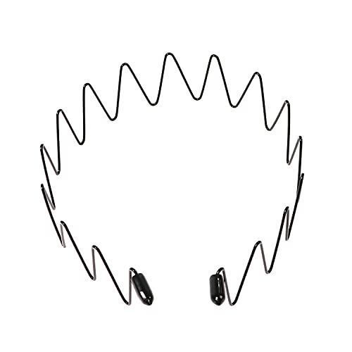 Flexible Metal Headband for Men - Zig Zag Spring Wave Design