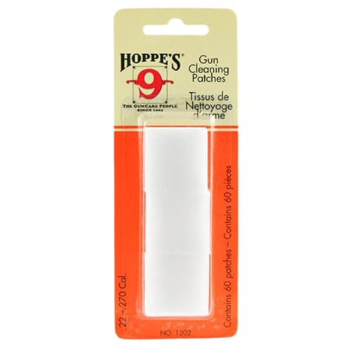 60-Pack .22 Caliber Ultra-Absorbent Cleaning Patches