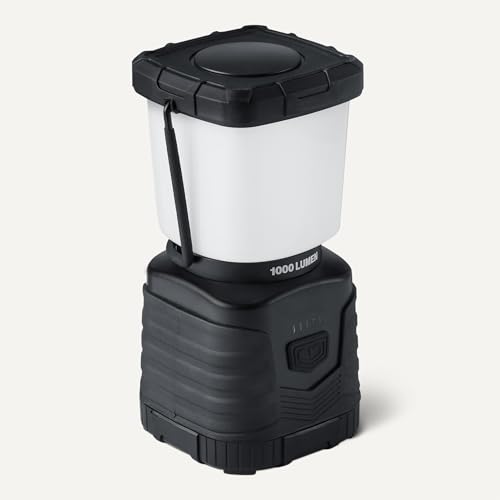 Amazon Basics 1000 Lumen LED Camping Lantern, 360° Dimmable, IPX4 Water Resistant