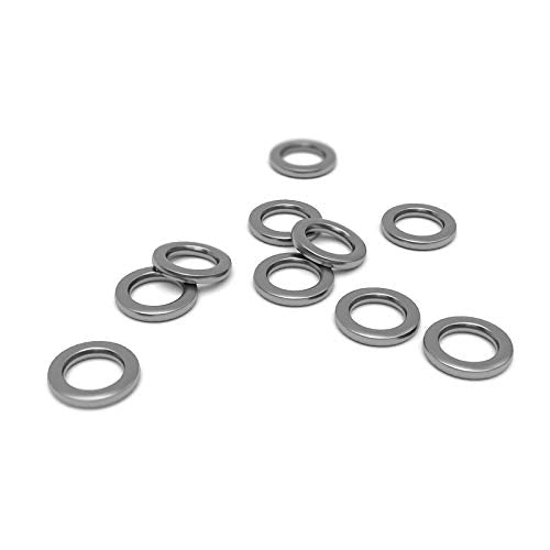 Lightweight Fly Fishing Tippet Rings - 2mm Anodized Aluminum, 20 Pack