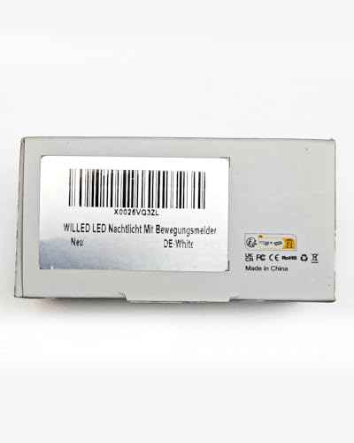 WILLED Motion Sensor Night Light, Rechargeable Stair Lights Indoor, Warm White Motion Sensor Light Indoor, Battery Operated Night Light for Hallway, Stairway, Bathroom, Bedroom, Kitchen, 3 Pack