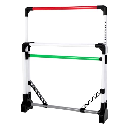 Portable Ladder Toss Game Set with Built-in Scoring - 2 Targets & 6 Bolos
