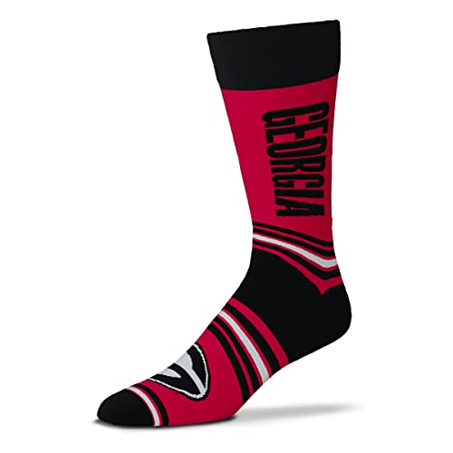 Georgia Bulldogs Go Team Dress Crew Socks - One Size
