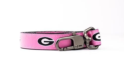 NCAA Georgia Pink Dog Leash - 6 Foot Durable Design