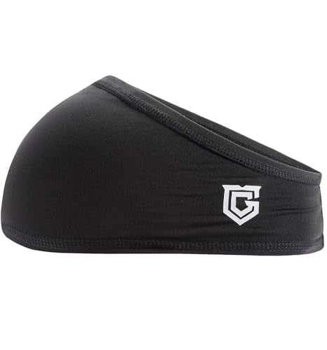 Football Bandana - Skull Headwrap for Men's Workout - Black