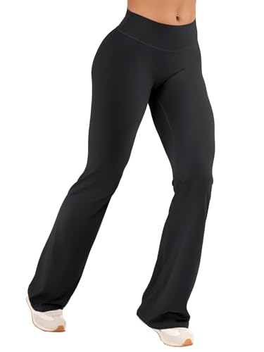 VOYJOY Black Small Low Rise No Front Seam Workout Leggings - 30.5"