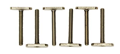 YakAttack MightyBolt 6 Pack: 2" x 1/2" Stainless T-Bolts for Kayak Mounts