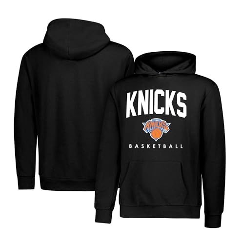 NBA Official Teamster Hoodie Sweatshirt - New York Knicks - Black - 10-12