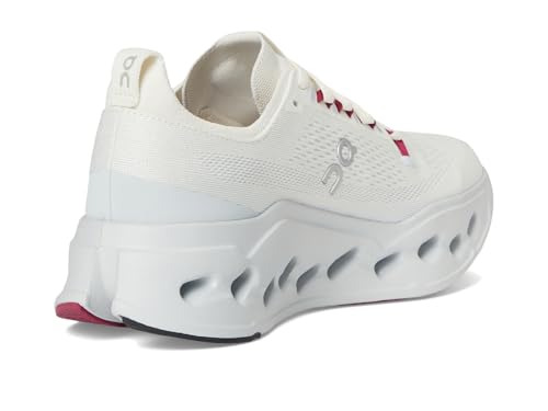 Max Cushioned Womens Cloudsurfer Road Running Shoes - 7.5 Ivory/Arctic