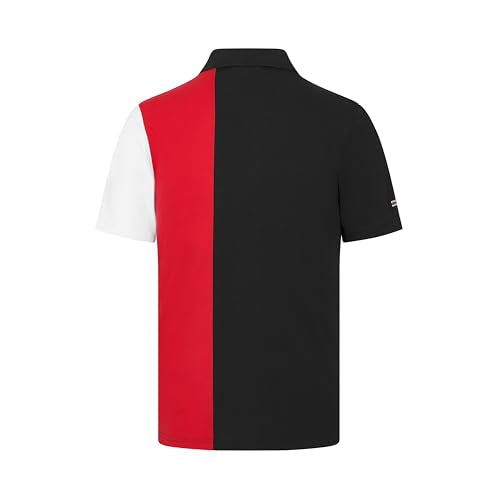 Porsche Motorsport Men's Stripe Polo - Large, Black