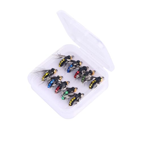 Fly Fishing Lures Kit - Bionic Venomous Fly Assortment for Freshwater & Saltwater