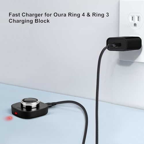 Fast Charger for Oura Ring 4, 3 & Samsung Galaxy Ring