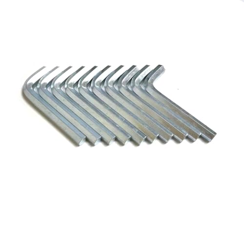 5mm L-Shaped Hex Key Set - 10 Piece Allen Wrench Tool Set 45x17mm