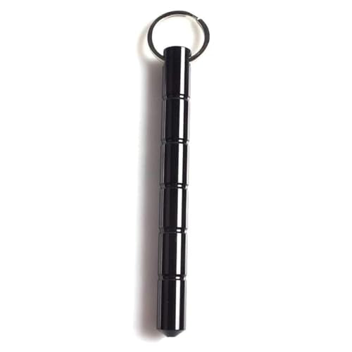 Aluminum Self-Defense Keychain - 5.5-Inch Kubaton - Black