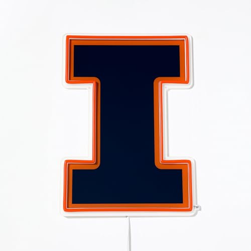 Illinois Fighting Illini LED Neon Sign - 15" x 10.92" - Energy Efficient & Easy to Install