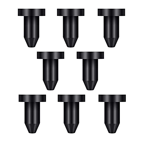 Kayak Drain Plug Kit - 8 Rubber Scupper Plugs (1/2 inch Diameter)